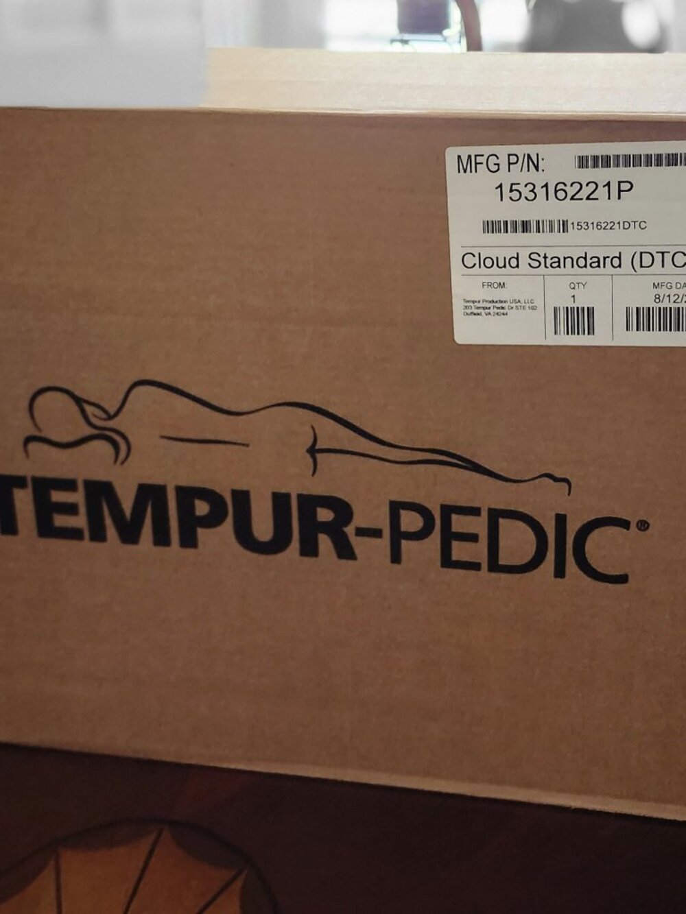 Tempur-Pedic Cloud Standard Pillow - White - NIB